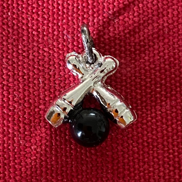 VTG I Crossed Bowling Pins + Black Ball Charm - Picture 14 of 16